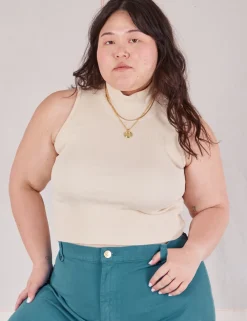 Discount Sleeveless Essential Turtleneck - Turtlenecks|Turtlenecks