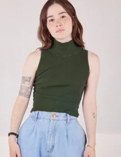 Discount Sleeveless Essential Turtleneck - Turtlenecks|Turtlenecks