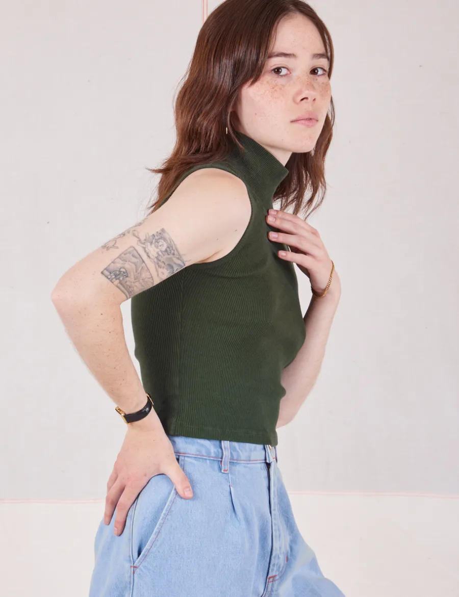 Discount Sleeveless Essential Turtleneck - Turtlenecks|Turtlenecks