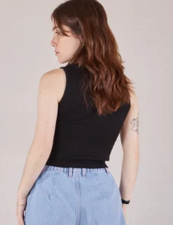 Fashion Sleeveless Essential Turtleneck - Turtlenecks|Turtlenecks
