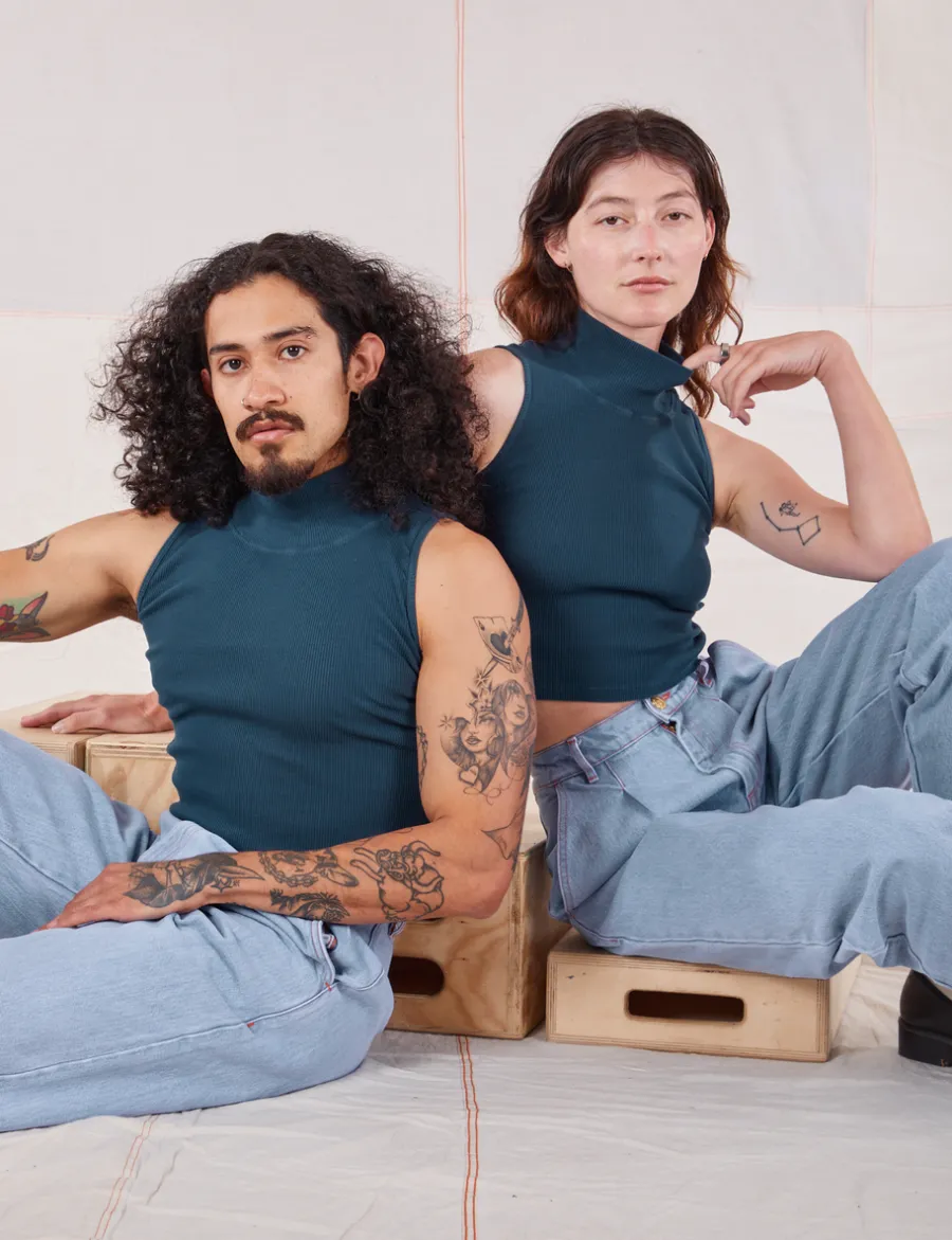 Hot Sleeveless Essential Turtleneck - Turtlenecks|Turtlenecks