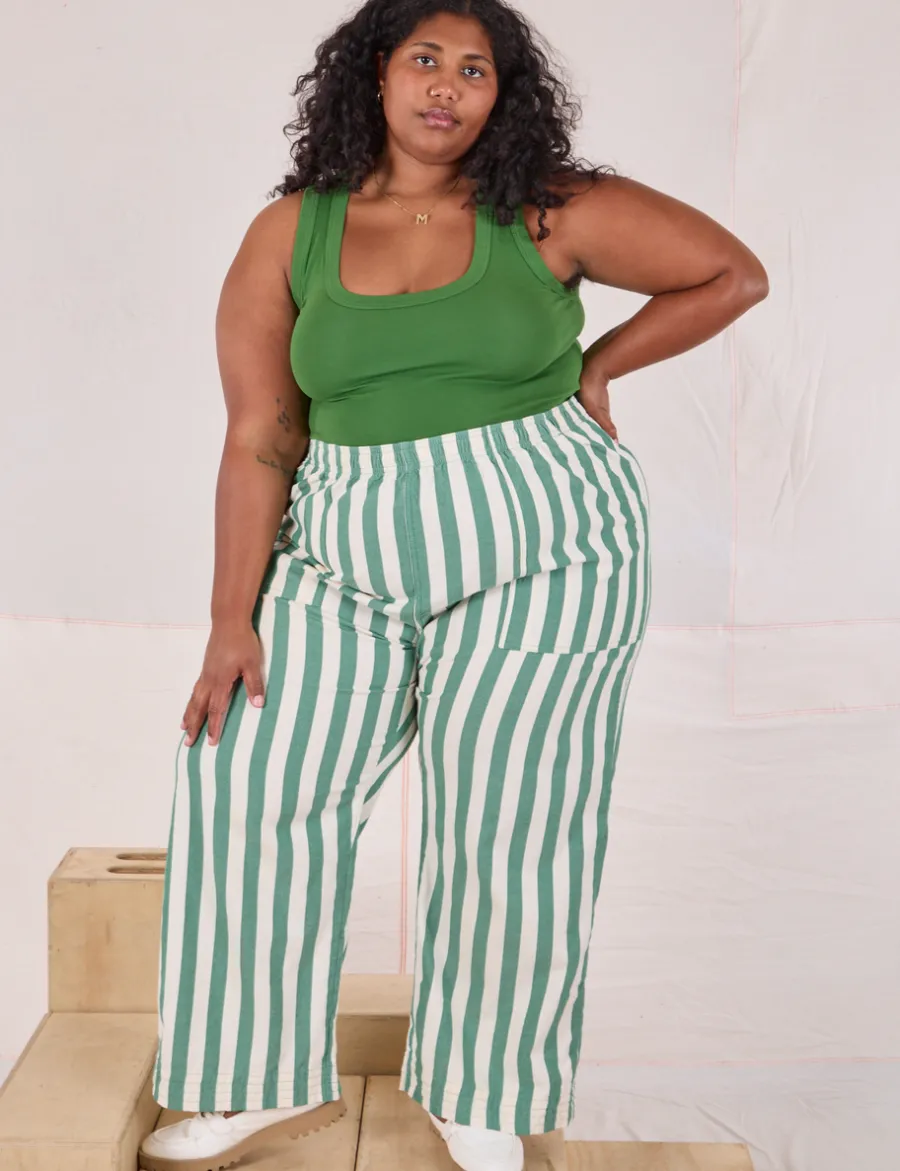 Online Summer Stripe Action Pants - Action Pants