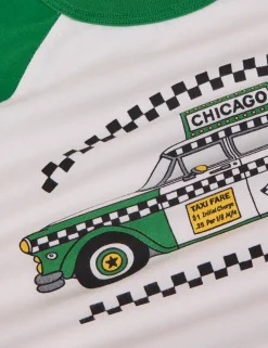 Hot Taxi Raglan Tee - T-Shirts