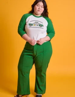 Hot Taxi Raglan Tee - T-Shirts
