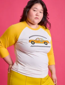 Fashion Taxi Raglan Tee - T-Shirts