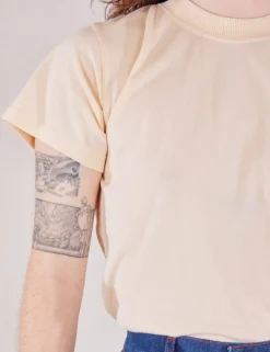 Outlet The Organic Vintage Tee - Vintage Off White Organic Tees|Organic Vintage Tees