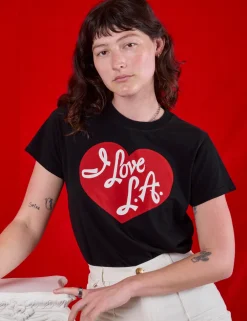 Best Tourist Tee - I ❤️ LA Graphic Tees|Organic Tees