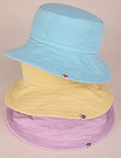 Outlet Wide Brim Denim Bucket Hats - Spring Colors Denim|Hats