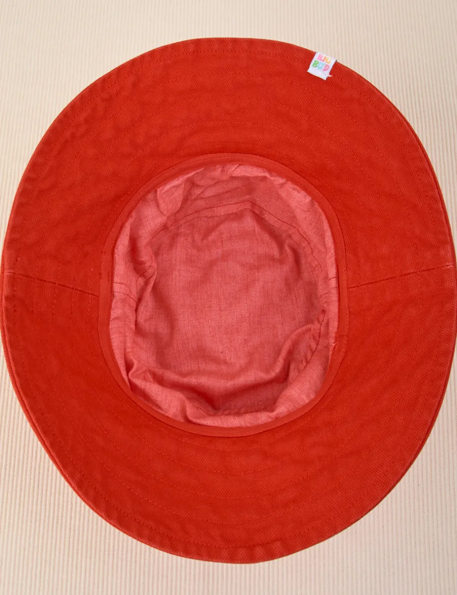 Clearance Wide Brim Denim Bucket Hats Hats|Denim