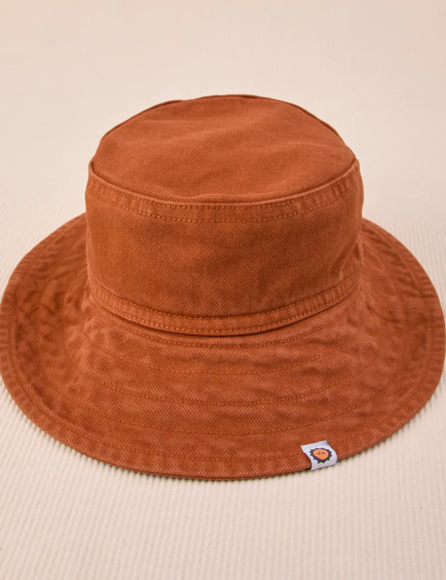 Clearance Wide Brim Denim Bucket Hats Hats|Denim