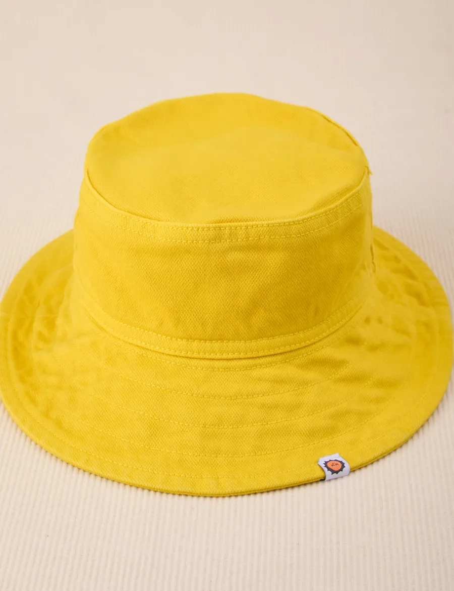 Clearance Wide Brim Denim Bucket Hats Hats|Denim