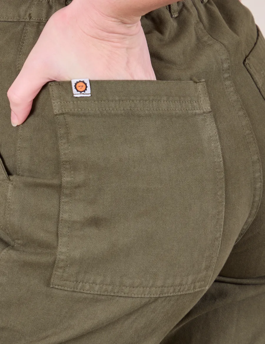 Discount Work Pants - Surplus Green Work Pants